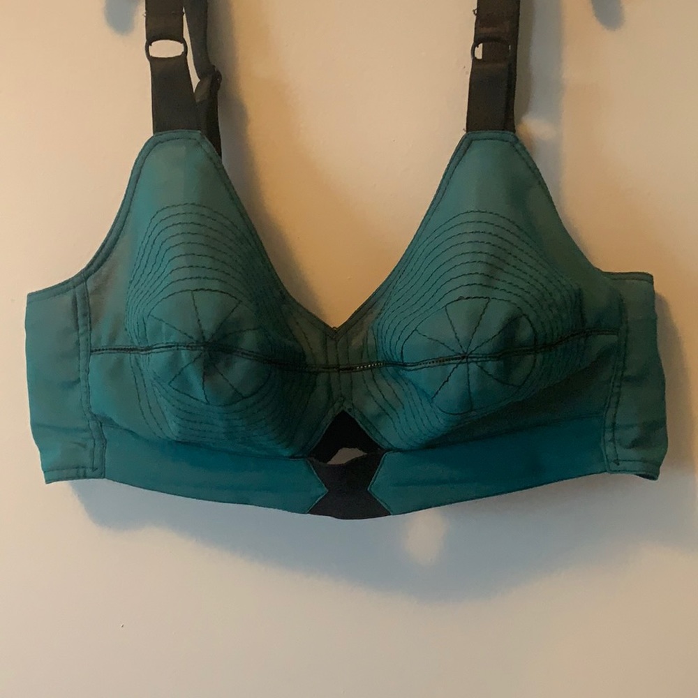 What Katie Did size 34B Teal green bra